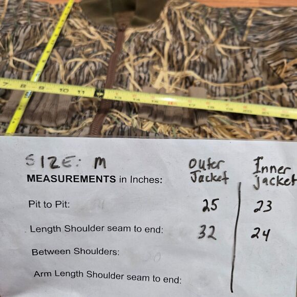 Columbia Mens M Camo Hunting Jacket Shadow Grass Mossy Oak + Liner Reversible - Picture 5 of 16